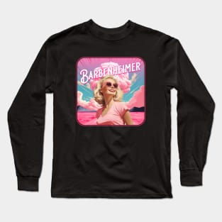 Barbenheimer Pink Long Sleeve T-Shirt